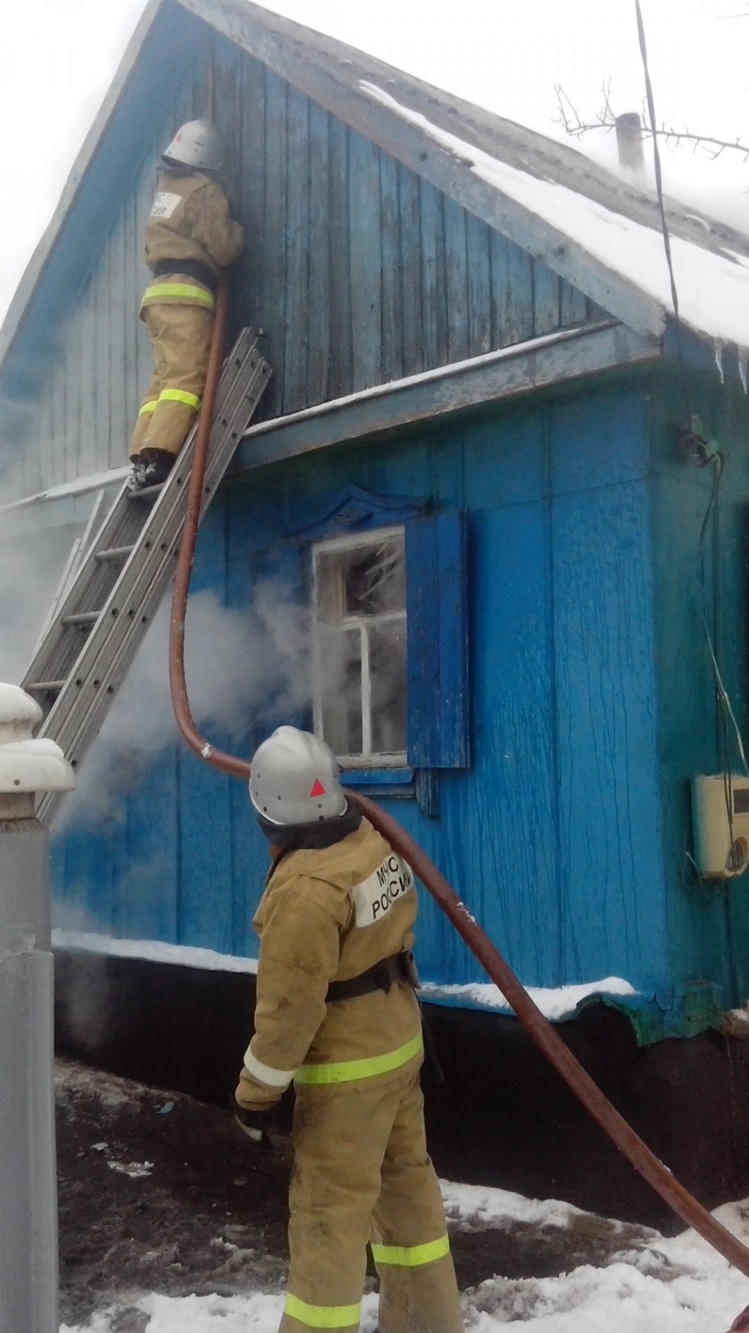 Пожар в Каширском районе