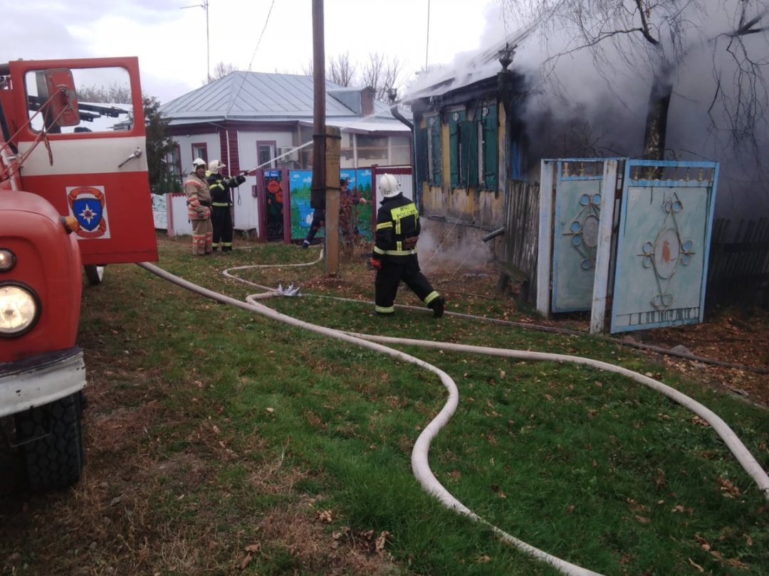 Пожар в Каширском районе